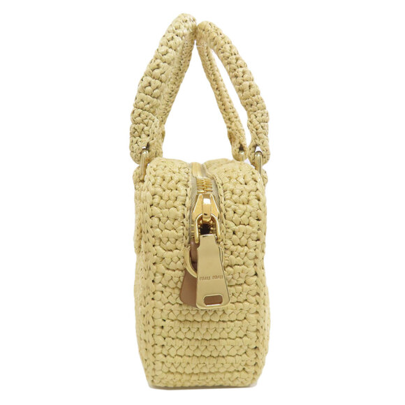 Miu Miu Raffia Handbag - Picture 3 of 10